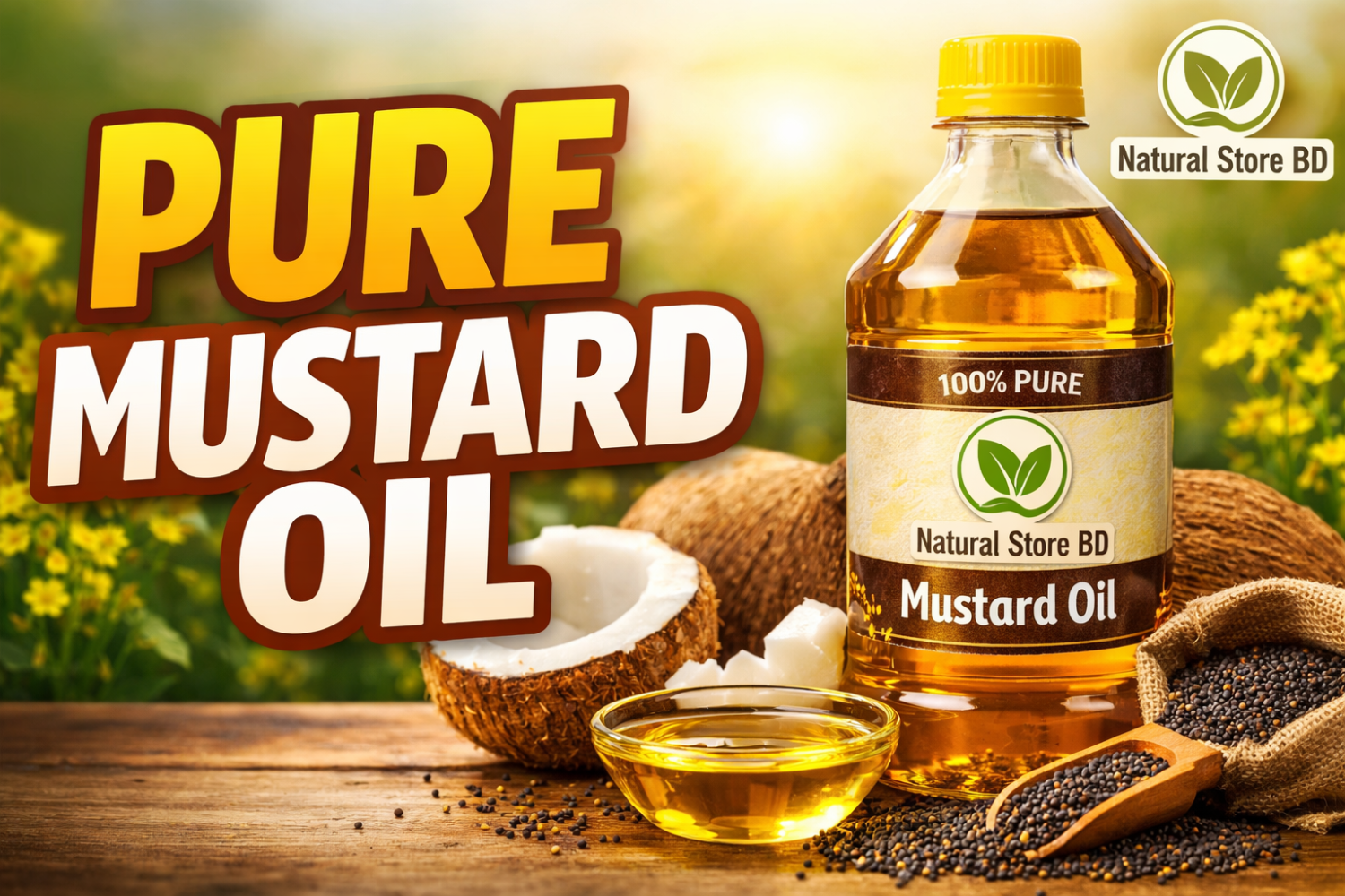 Local mustard oil /দেশি সরিষার তেল